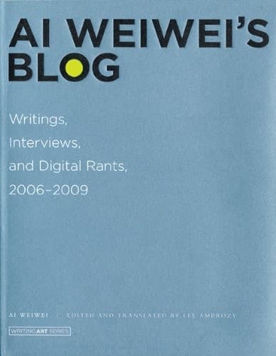 Tapa de Ai Weiwei's blog