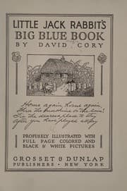 Tapa de Little Jack Rabbit's big blue book