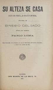 Tapa de Su alteza se casa