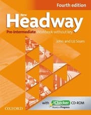 Tapa de New Headway: Pre-Intermediate: Workbook + iChecker Without Key