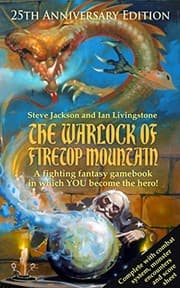 Tapa de The Warlock of Firetop Mountain: 25th Anniversary Edition (Fighting Fantasy)