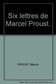 Tapa de Six lettres de Marcel Proust.