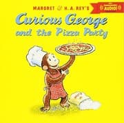 Tapa de Curious George and the Pizza Party with downloadable audio
