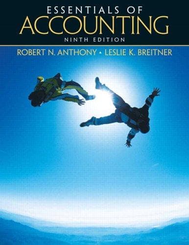 Tapa de Essentials of accounting