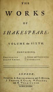 Tapa de Plays (Antony and Cleopatra / Coriolanus / Cymbeline / Julius Caesar)