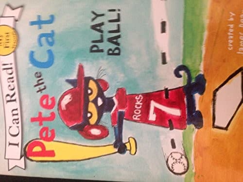 Tapa de i can read - pete the cat play ball