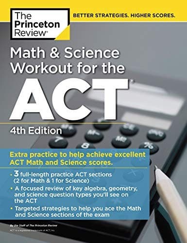 Tapa de Math and Science Workout for the ACT, 4th Edition