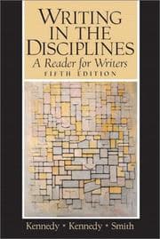 Tapa de Writing in the Disciplines