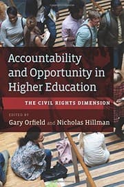 Tapa de Accountability and Opportunity in Higher Education