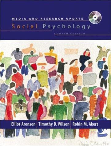 Tapa de Social psychology
