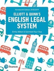 Tapa de English Legal System