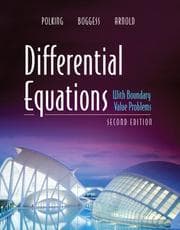 Tapa de Differential equations with boundary value problems