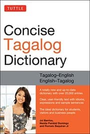 Tapa de Tuttle Concise Tagalog Dictionary