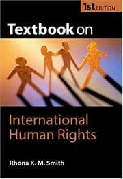 Tapa de Textbook on international human rights