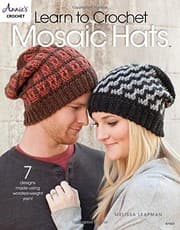 Tapa de Learn to Crochet Mosaic Hats