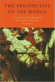 Tapa de Civilization and Capitalism, 15th-18th Century (Civilisation & Capitalism)