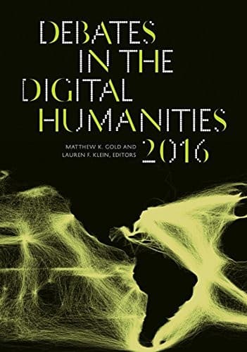 Tapa de Debates in the Digital Humanities 2016