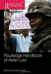Tapa de Routledge Handbook of Asian Law