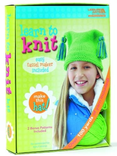 Tapa de Learn to Knit Kit