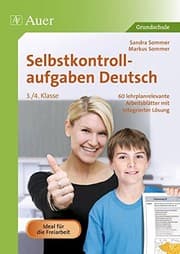 Tapa de Selbstkontrollaufgaben Deutsch 3.-4. Klasse