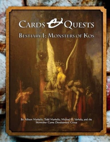 Tapa de Cards & Quests Bestiary 1