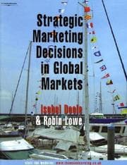 Tapa de Strategic Marketing Decisions in Global Markets