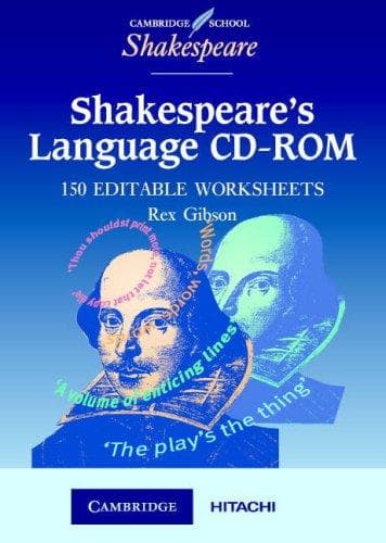 Tapa de Shakespeare's Language CD ROM