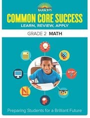 Tapa de Barron's Common Core Success Grade 2 Math