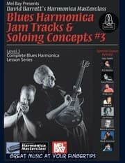 Tapa de Blues Harmonica Jam Tracks & Soloing Concepts #3