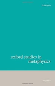 Tapa de Oxford Studies in Metaphysics, Volume 9