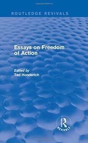 Tapa de Essays on Freedom of Action