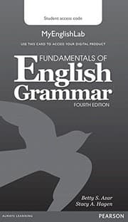 Tapa de Fundamentals of English Grammar Mylab English