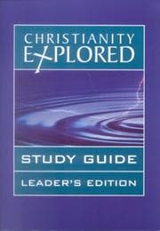 Tapa de Christianity Explored Study Guide Leader's Edition