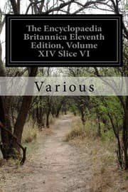 Tapa de The Encyclopaedia Britannica Eleventh Edition, Volume XIV Slice VI