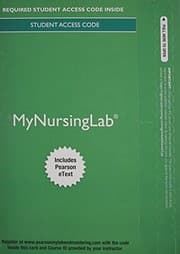 Tapa de MyNursingLab with Pearson eText -- Acess Card -- for Principles of Pediatric Nursing