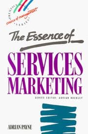 Tapa de The essence of services marketing