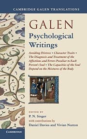 Tapa de Galen : Psychological Writings