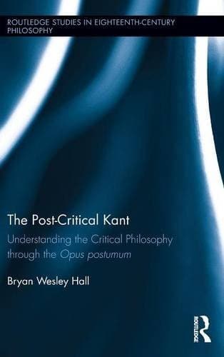 Tapa de The Post-Critical Kant
