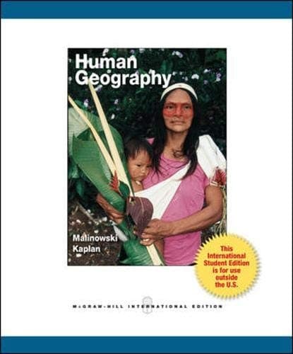 Tapa de Human geography