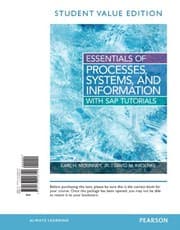 Tapa de Essentials of Processes, Systems and Information, Student Value Edition