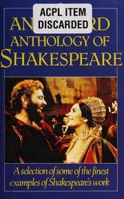 Tapa de An Oxford Anthology of Shakespeare