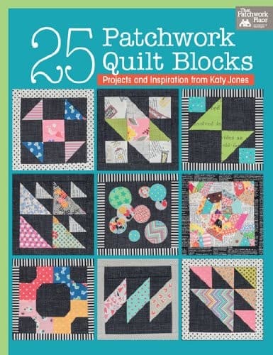 Tapa de 25 Patchwork Quilt Blocks
