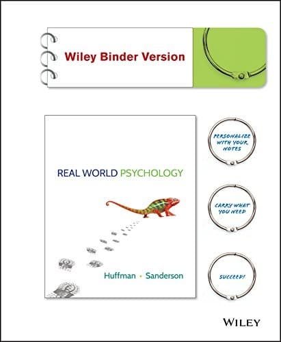 Tapa de Real World Psychology, Binder Ready Version