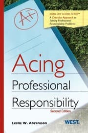Tapa de Acing Professional Responsibility