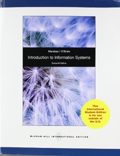 Tapa de Introduction to Information Systems