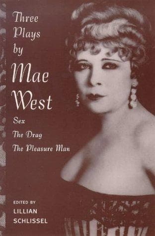 Tapa de Three Plays by Mae West