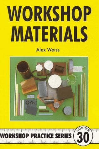 Tapa de Workshop Materials (Workshop Practice Series 30)