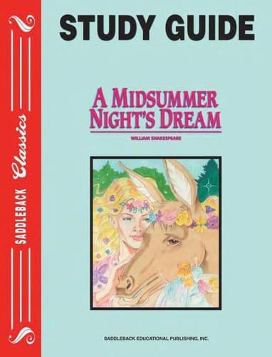 Tapa de Study Guide. A Midsummer Night's Dream