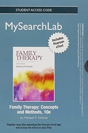 Tapa de MySearchLab with Pearson eText -- Standalone Access Card -- for Family Therapy