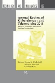 Tapa de Annual Review of Cybertherapy and Telemedicine 2011